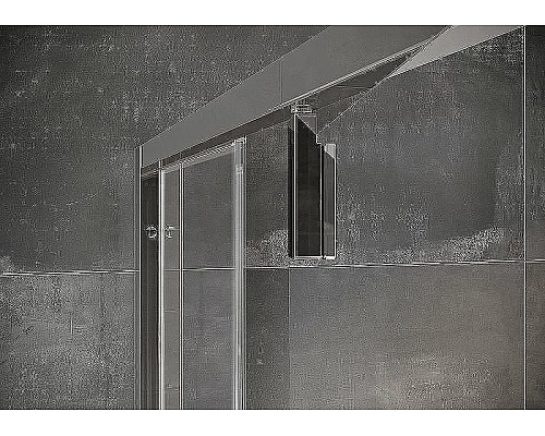 Купить Душевая дверь Ravak Nexty NDOP2-120 03OG0C00Z1 профиль Хром стекло Transparent в магазине сантехники Santeh-Crystal.ru