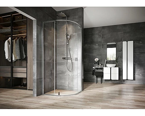 Приобрести Душевой уголок Ravak Nexty NSKK3-80 80x80 3O644C00Z1 профиль Хром стекло Transparent в магазине сантехники Santeh-Crystal.ru