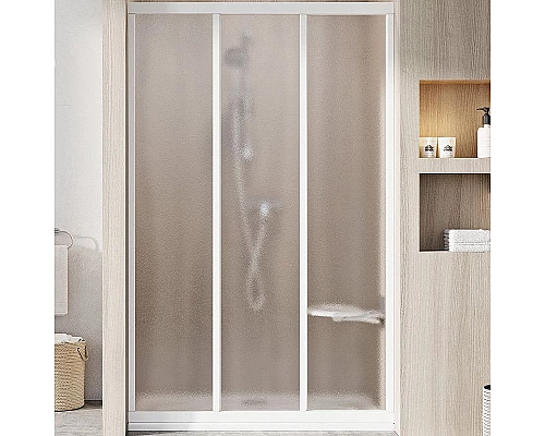 Приобрести Душевая дверь Ravak Supernova ASDP3-100 00VA01R2ZG профиль Белый стекло Grape в магазине сантехники Santeh-Crystal.ru