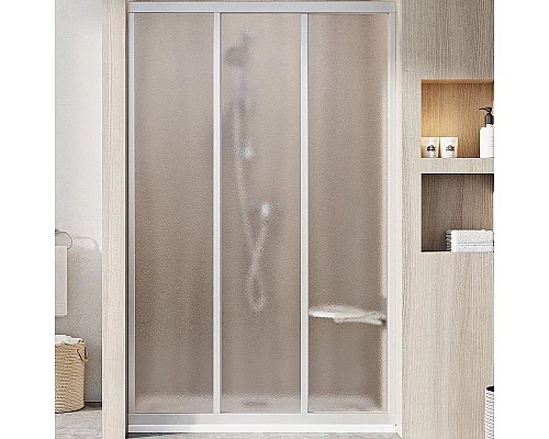 Купить Душевая дверь Ravak Supernova ASDP3-110 00VD0UR2ZG профиль Сатин стекло Grape в магазине сантехники Santeh-Crystal.ru