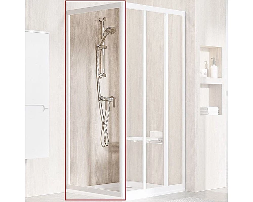 Купить Душевая стенка Ravak Supernova APSS-90 940701R2Z1 профиль Белый стекло Transparent в магазине сантехники Santeh-Crystal.ru