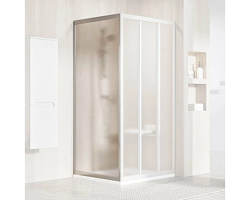 Купить Душевая стенка Ravak Supernova APSS-90 94070UR2ZG профиль Сатин стекло Grape в магазине сантехники Santeh-Crystal.ru