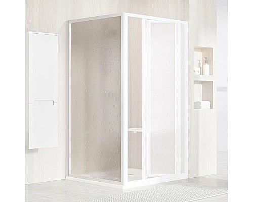 Приобрести Душевая стенка Ravak Supernova PSS-75 940301O211 профиль Белый витраж пластик Pearl в магазине сантехники Santeh-Crystal.ru