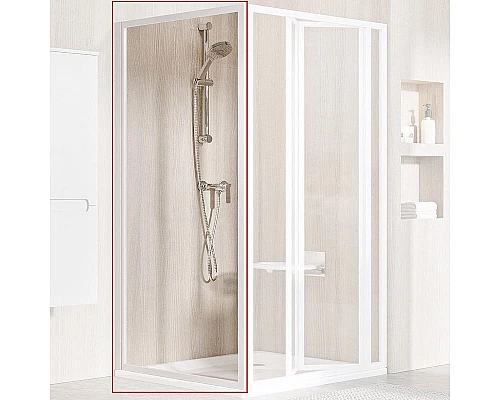 Купить Душевая стенка Ravak Supernova PSS-90 940701O2Z1 профиль Белый стекло Transparent в магазине сантехники Santeh-Crystal.ru
