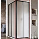 Купить Душевая дверь Ravak Supernova SRV2-100 195 S 14VA03O2ZG профиль Черный стекло Grape в магазине сантехники Santeh-Crystal.ru