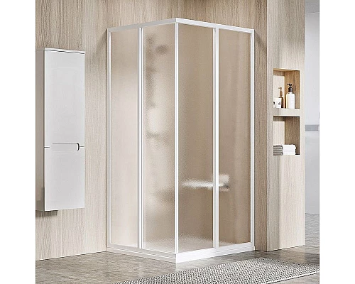 Приобрести Душевая дверь Ravak Supernova SRV2-90 195 S 14V701O2ZG профиль Белый стекло Grape в магазине сантехники Santeh-Crystal.ru