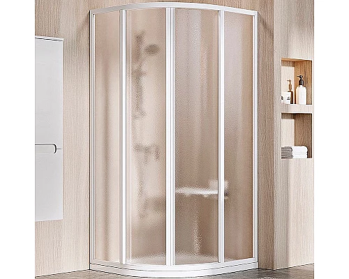 Приобрести Душевой уголок Ravak Supernova SKCP4-80 80x80 3114O102ZG профиль Белый стекло Grape в магазине сантехники Santeh-Crystal.ru