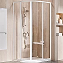 Душевой уголок Ravak Supernova SKCP4-90 90x90 3117O102Z1 профиль Белый стекло Transparent