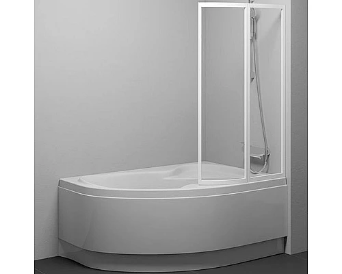 Заказать Шторка на ванну Ravak Supernova VSK2 Rosa 170 R 76PB0100Z1 профиль Белый стекло Transparent в магазине сантехники Santeh-Crystal.ru