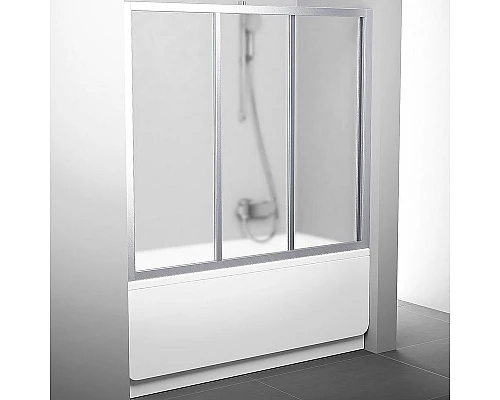 Купить Шторка на ванну Ravak Supernova AVDP3-160 40VS0U02ZG профиль Сатин стекло Grape в магазине сантехники Santeh-Crystal.ru