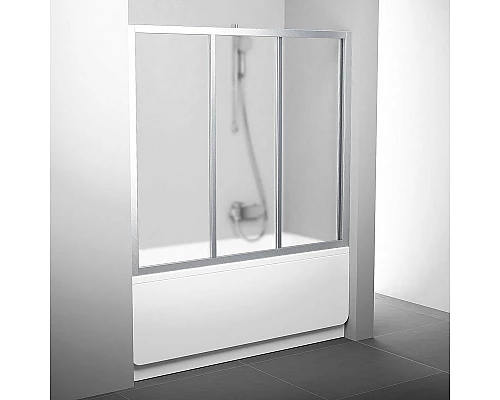 Купить Шторка на ванну Ravak Supernova AVDP3-160 40VS0U02ZG профиль Сатин стекло Grape в магазине сантехники Santeh-Crystal.ru