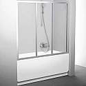 Шторка на ванну Ravak Supernova AVDP3-160 40VS0U02Z1 профиль Сатин стекло Transparent