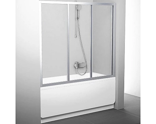 Приобрести Шторка на ванну Ravak Supernova AVDP3-180 40VY0U02Z1 профиль Сатин стекло Transparent в магазине сантехники Santeh-Crystal.ru