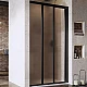 Заказать Душевая дверь Ravak Supernova ASDP3-120 00VG03R2ZG профиль Черный матовый стекло Grape в магазине сантехники Santeh-Crystal.ru