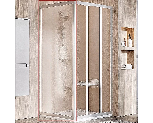 Заказать Душевая стенка Ravak Supernova APSS-80 94040UR2ZG профиль Сатин стекло Grape в магазине сантехники Santeh-Crystal.ru