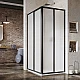 Заказать Душевая дверь Ravak Supernova SRV2-75 195 S 14V303O211 профиль Черный пластик Pearl в магазине сантехники Santeh-Crystal.ru