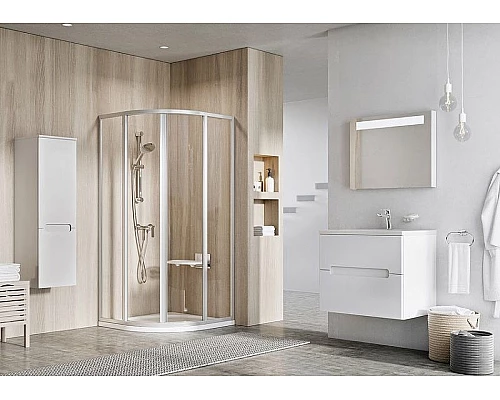 Заказать Душевой уголок Ravak Supernova SKCP4-80 80x80 3114OU02Z1 профиль Сатин стекло Transparent в магазине сантехники Santeh-Crystal.ru