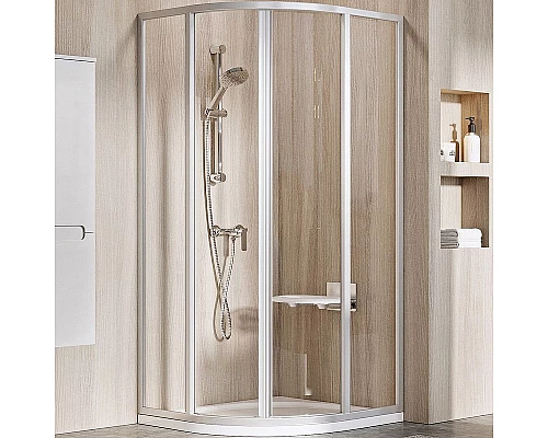Заказать Душевой уголок Ravak Supernova SKCP4-80 80x80 3114OU02Z1 профиль Сатин стекло Transparent в магазине сантехники Santeh-Crystal.ru