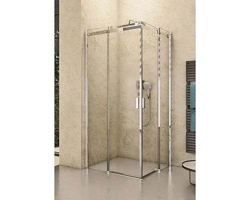 Заказать Душевой уголок Riho Baltic B207 90х80 G002007120 (GE1001700) профиль Хром стекло прозрачное в магазине сантехники Santeh-Crystal.ru