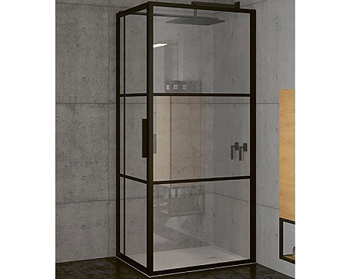 Заказать Душевой уголок Riho Grid 120x100 G004021121 (GB2120100) профиль Черный стекло прозрачное в магазине сантехники Santeh-Crystal.ru