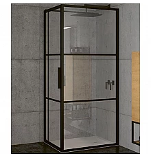Душевой уголок Riho Grid 110x100 G004018121 (GB2110100) профиль Черный стекло прозрачное