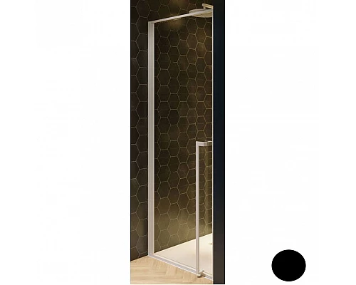 Купить Душевая дверь Riho Lucid GD101 90 G005002121 (GD109B000) профиль Черный стекло прозрачное в магазине сантехники Santeh-Crystal.ru