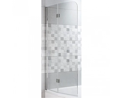 Купить Шторка на ванну Riho Novik Z500 90 G003040120 (GZT9200089) профиль Хром стекло прозрачное в магазине сантехники Santeh-Crystal.ru