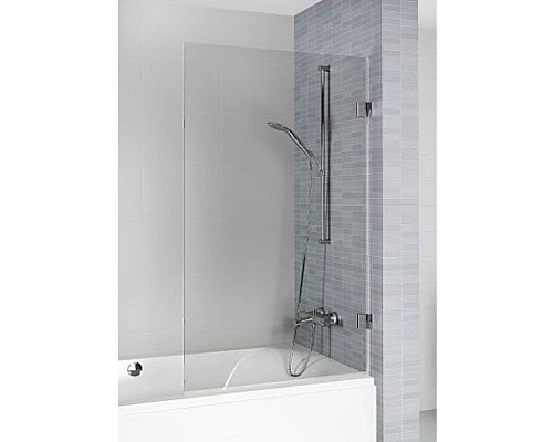 Приобрести Шторка на ванну Riho VZ Scandic NXT X107 80 P G001130120 (GX01032C2) профиль Хром стекло прозрачное в магазине сантехники Santeh-Crystal.ru