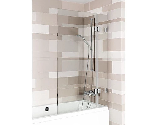 Купить Шторка на ванну Riho VZ Scandic NXT X109V 95 P G001156120 (GX06062C2) профиль Хром стекло прозрачное в магазине сантехники Santeh-Crystal.ru