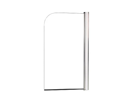 Купить Шторка на ванну River Baikal 75 ПР 10000001616 профиль Матовый хром стекло прозрачное в магазине сантехники Santeh-Crystal.ru