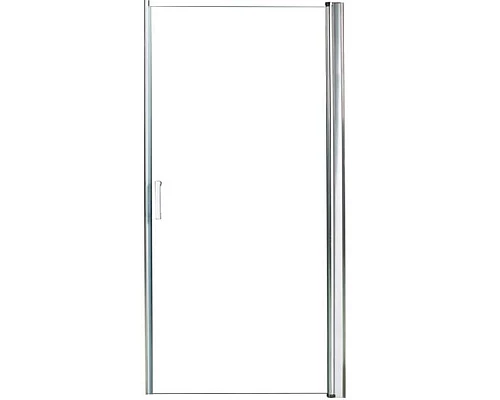 Купить Душевая дверь в нишу River Bosfor 80 МТ 10000001113 профиль Матовый хром стекло матовое в магазине сантехники Santeh-Crystal.ru