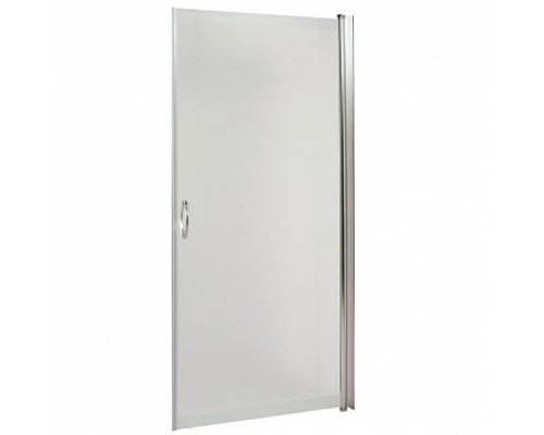 Купить Душевая дверь в нишу River Bosfor 80 МТ 10000001113 профиль Матовый хром стекло матовое в магазине сантехники Santeh-Crystal.ru