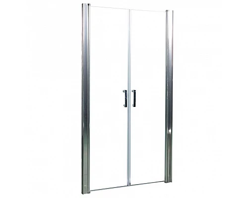 Заказать Душевая дверь в нишу River Suez 80 МТ 10000000740 профиль Матовый хром стекло матовое в магазине сантехники Santeh-Crystal.ru