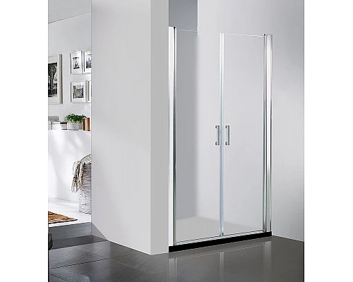 Приобрести Душевая дверь в нишу River Suez 70 МТ 10000006433 профиль Хром стекло матовое в магазине сантехники Santeh-Crystal.ru