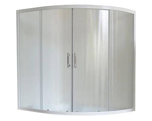 Купить Шторка на ванну Royal Bath Alpine RB160ALP-C 160 профиль Белый стекло шиншилла в магазине сантехники Santeh-Crystal.ru