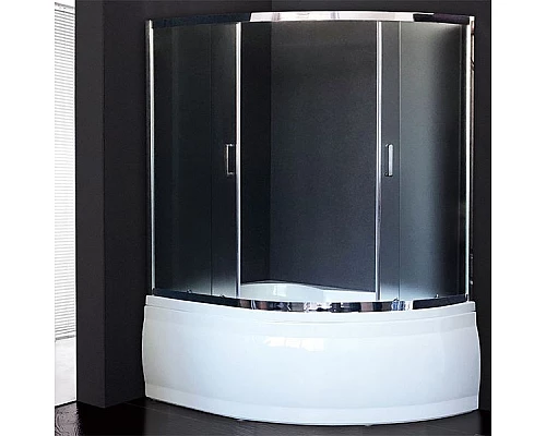 Заказать Шторка на ванну Royal Bath Alpine RB150ALP-C-CH 150 профиль Хром стекло матовое в магазине сантехники Santeh-Crystal.ru