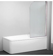 Шторка на ванну Royal Bath BV RB BV814 профиль Хром стекло рифленое