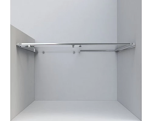 Купить Душевая дверь Vincea Garda 120 VDS-1G120CH профиль Хром стекло шиншилла в магазине сантехники Santeh-Crystal.ru