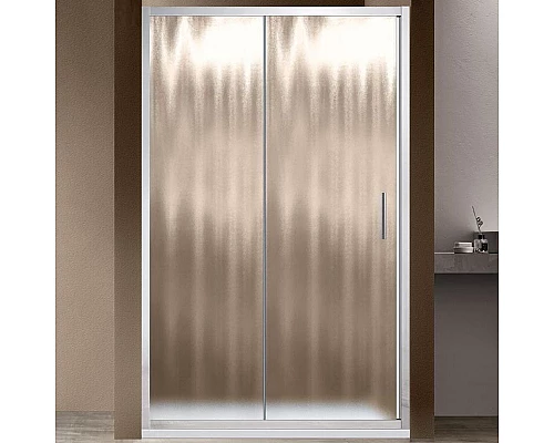 Купить Душевая дверь Vincea Garda 130 VDS-1G130CH профиль Хром стекло шиншилла в магазине сантехники Santeh-Crystal.ru