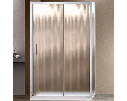 Приобрести Душевой уголок Vincea Garda 100х80 VSR-1G8010CH профиль Хром стекло шиншилла в магазине сантехники Santeh-Crystal.ru