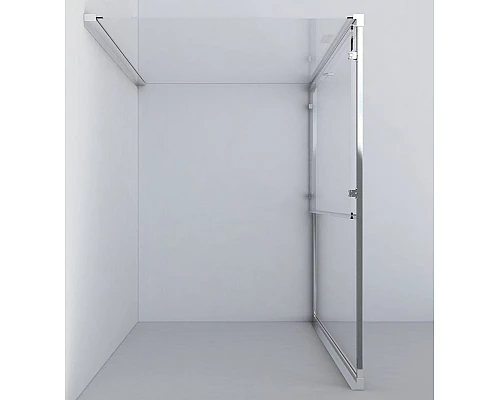 Приобрести Душевой уголок Vincea Garda 100х80 VSR-1G8010CH профиль Хром стекло шиншилла в магазине сантехники Santeh-Crystal.ru