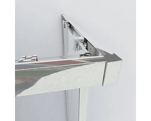 Приобрести Душевой уголок Vincea Garda VSS-1G8010CH 100х80 профиль Хром стекло шиншилла в магазине сантехники Santeh-Crystal.ru