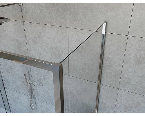 Приобрести Душевой уголок Vincea Garda 180x80 VSR-1G28018CH профиль Хром стекло шиншилла в магазине сантехники Santeh-Crystal.ru