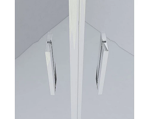 Купить Душевой уголок Vincea Garda 110x100 VSS-1G1011CLB профиль Черный стекло прозрачное в магазине сантехники Santeh-Crystal.ru