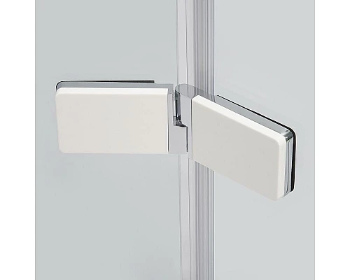 Купить Душевая дверь WasserKRAFT Aller 120 R 10H05RWHITE профиль Хром стекло прозрачное в магазине сантехники Santeh-Crystal.ru