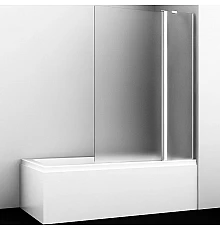 Шторка на ванну WasserKRAFT Berkel 110 R 48P02-110RM профиль Хром стекло матовое