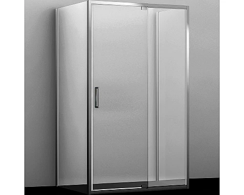Купить Душевой уголок WasserKRAFT Berkel 120х100 48P26 профиль Хром стекло прозрачное в магазине сантехники Santeh-Crystal.ru