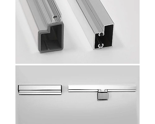 Заказать Душевой уголок WasserKRAFT Berkel 80x100 48P29 профиль Хром стекло прозрачное в магазине сантехники Santeh-Crystal.ru