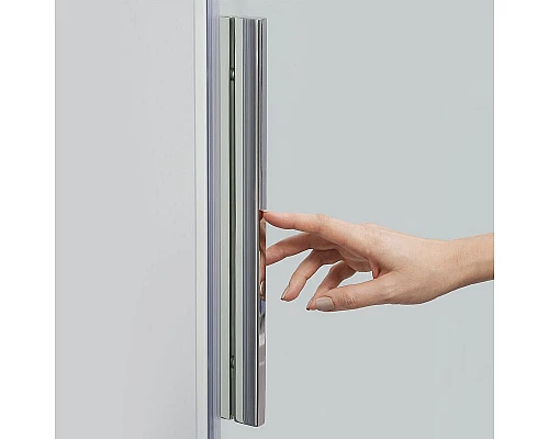 Купить Душевой уголок WasserKRAFT Dinkel 130x80 58R32 профиль Хром стекло прозрачное в магазине сантехники Santeh-Crystal.ru