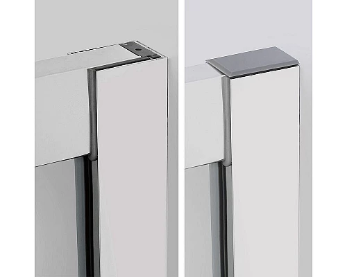 Купить Душевой уголок WasserKRAFT Lippe 120x90 45S07 профиль Хром стекло прозрачное в магазине сантехники Santeh-Crystal.ru